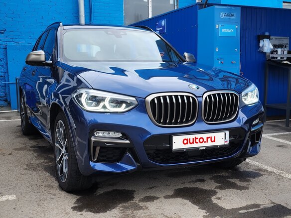 2019 BMW X3 M40d III (G01), синий, 5900000 рублей