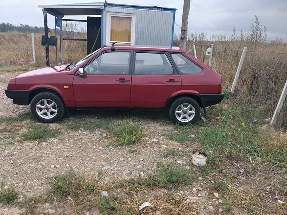 1994 Lada (ВАЗ) 2109, красный, 150000 рублей - вид 3