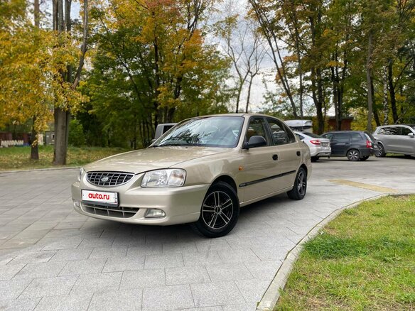 2006 Hyundai Accent ТагАЗ II, жёлтый - вид 1