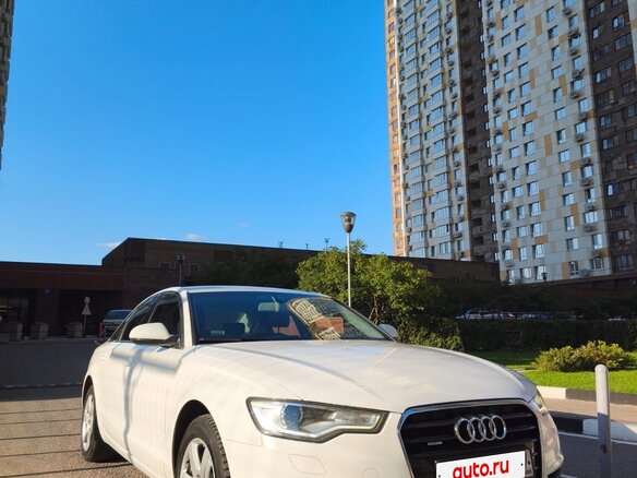 2012 Audi A6 IV (C7), белый, 1900000 рублей - вид 9