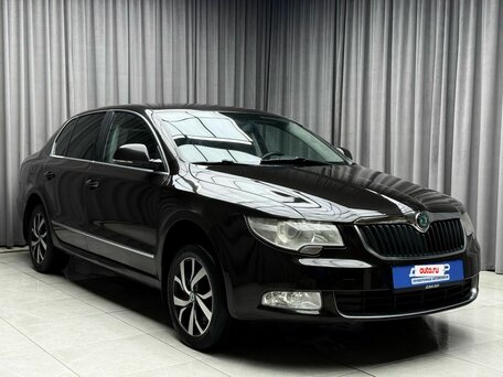 2012 Skoda Superb II, коричневый, 949000 рублей, вид 3