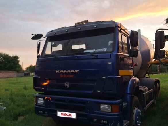 2011 КамАЗ Автобетоносмеситель, синий, 1600000 рублей - вид 10