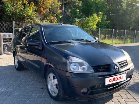 2003 Renault Symbol I Рестайлинг, чёрный, 220000 рублей, вид 1