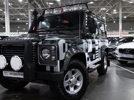 2007 Land Rover Defender 90 I Рестайлинг, зелёный, 1495000 рублей, вид 2