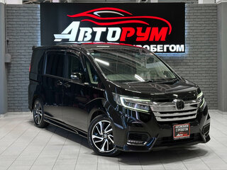 2017 Honda Stepwgn V Рестайлинг, чёрный, 2257000 рублей, вид 1