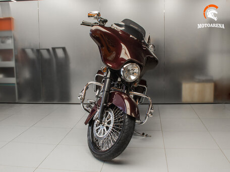 2005 Harley-Davidson Street Glide, пурпурный, 686403 рублей, вид 2