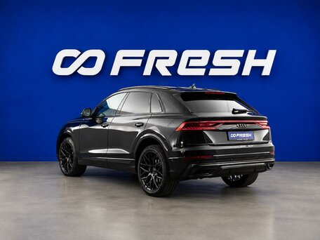 2020 Audi Q8 45 TDI I (4M), чёрный, 6899124 рублей, вид 2