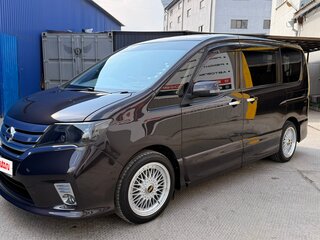 2013 Nissan Serena IV (C26), пурпурный, 1530000 рублей, вид 2