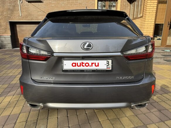 2017 Lexus RX 200t IV, серый - вид 4