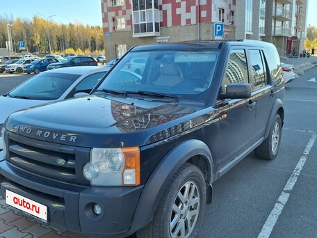 2008 Land Rover Discovery III, синий, 799999 рублей, вид 1