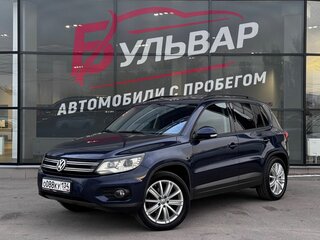 2012 Volkswagen Tiguan I Рестайлинг, синий, 1490000 рублей, вид 3