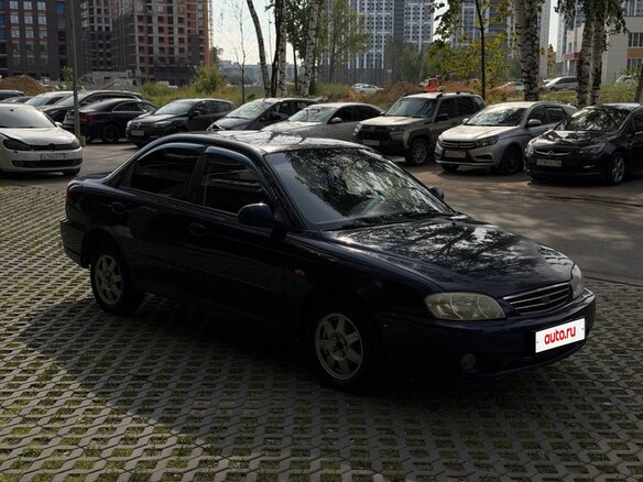 2008 Kia Spectra I Рестайлинг 2, синий, 189000 рублей - вид 2