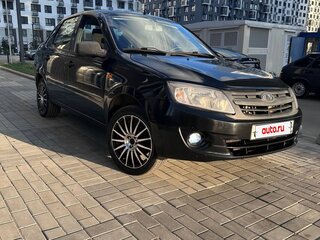 2016 Lada (ВАЗ) Granta I, чёрный, 365000 рублей, вид 2