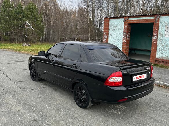 2011 Lada (ВАЗ) Priora I, чёрный, 350000 рублей - вид 9