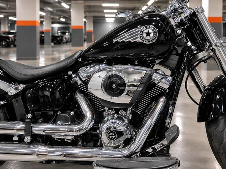 2026 Harley-Davidson Fat Boy, чёрный, 3500000 рублей, вид 5