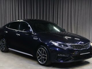 2019 Kia Optima IV Рестайлинг, синий, 1749000 рублей, вид 3