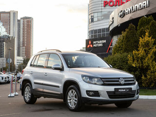 2012 Volkswagen Tiguan I Рестайлинг, серебристый, 953000 рублей, вид 2