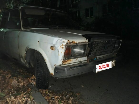 1998 Lada (ВАЗ) 2107, белый, 40000 рублей - вид 2