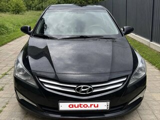 2016 Hyundai Solaris I Рестайлинг, чёрный, 1000000 рублей, вид 1
