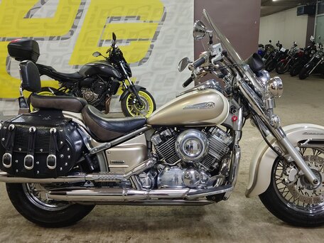 2008 Yamaha XVS400 Drag Star, бежевый, 395000 рублей, вид 5