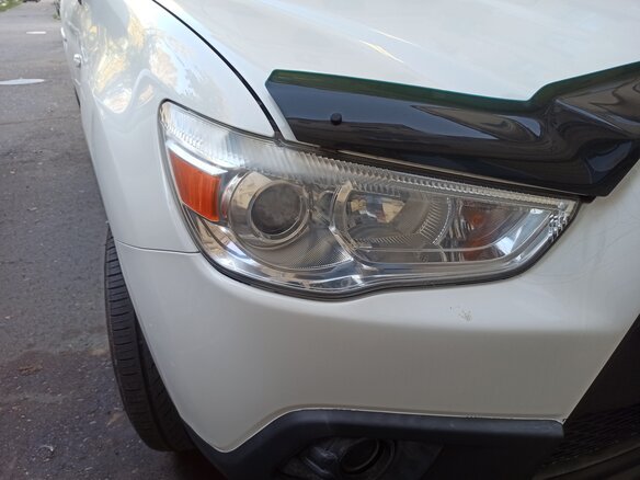 2012 Mitsubishi ASX I Рестайлинг, белый, 999990 рублей - вид 7