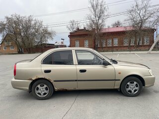 2004 Hyundai Accent ТагАЗ II, бежевый, 265000 рублей, вид 3