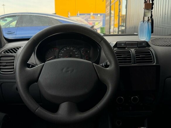 2008 Hyundai Accent ТагАЗ II, чёрный - вид 8