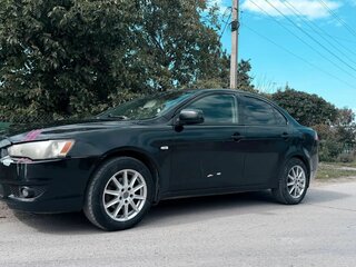 2008 Mitsubishi Lancer X, чёрный, 570000 рублей, вид 2