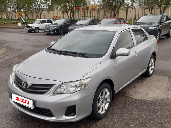 2012 Toyota Corolla X (E140, E150) Рестайлинг, серебристый, 1150000 рублей