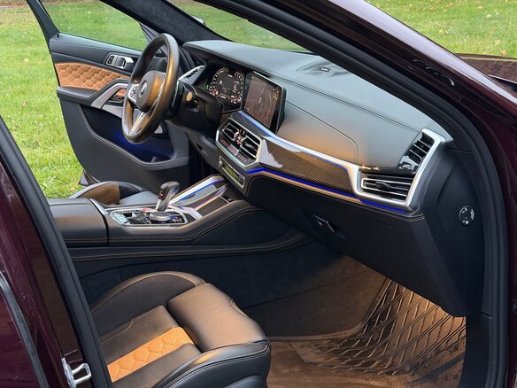 2020 BMW X6 M Competition III (F96), фиолетовый, 9600000 рублей - вид 19