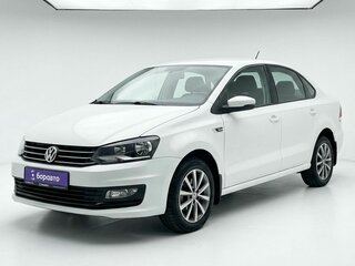 2018 Volkswagen Polo V Рестайлинг, белый, 1375000 рублей, вид 1