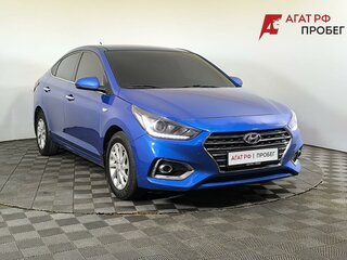 2018 Hyundai Solaris II, синий, 900000 рублей, вид 3