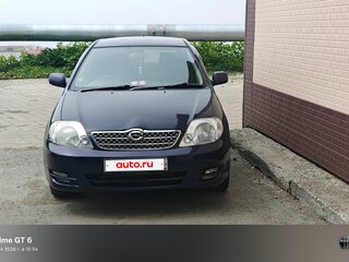 2002 Toyota Corolla Fielder IX (E120, E130), синий, 400000 рублей, вид 1