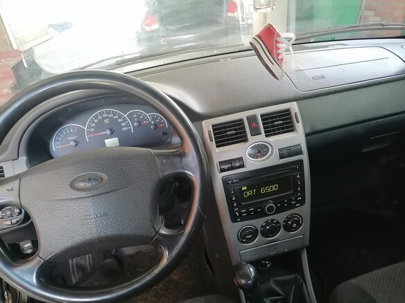 2011 Lada (ВАЗ) Priora I, чёрный - вид 1