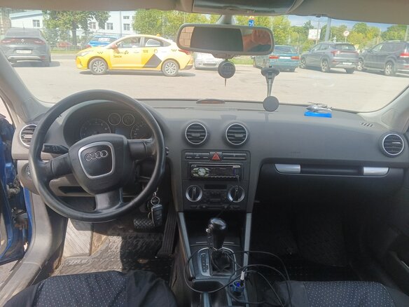 2005 Audi A3 II (8P) Рестайлинг 1, синий, 500000 рублей - вид 6