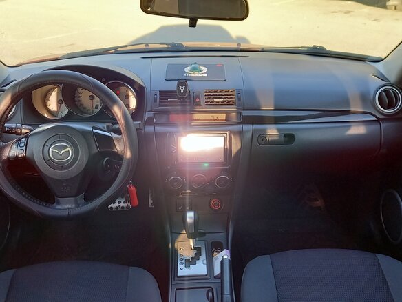 2008 Mazda 3 4-speed I (BK) Рестайлинг, красный, 710000 рублей - вид 4