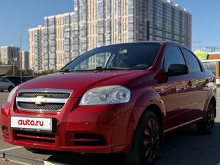 2011 Chevrolet Aveo I Рестайлинг, красный, 370000 рублей, вид 1