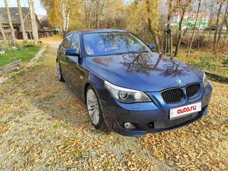2008 BMW 5 серии 520d V (E60/E61) Рестайлинг, синий, 1470000 рублей, вид 2