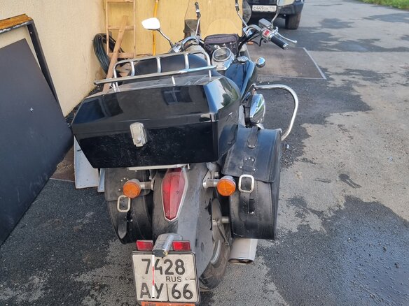 2005 Honda Shadow 750, чёрный, 400000 рублей - вид 2