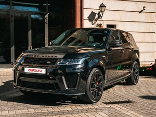 2020 Land Rover Range Rover Sport SVR II Рестайлинг, чёрный, 7900000 рублей, вид 1
