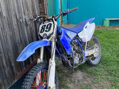 2001 Yamaha YZ250F, синий, 170000 рублей, вид 2