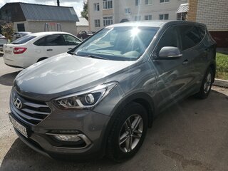 2017 Hyundai Santa Fe III Рестайлинг, серый, 2400000 рублей, вид 4