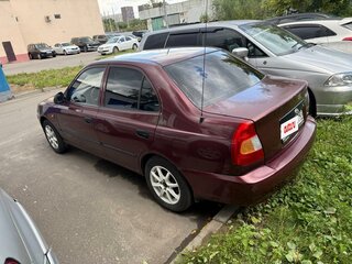 2008 Hyundai Accent ТагАЗ II, красный, 215000 рублей, вид 2