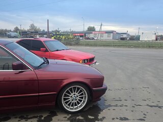 1991 BMW 5 серии 520i III (E34), красный, 550000 рублей, вид 4