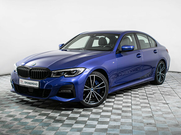 2020 BMW 3 серии 320d xDrive VII (G2x), синий, 4899000 рублей