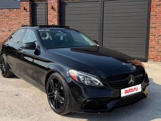 2016 Mercedes-Benz C-Класс 300 IV (W205), чёрный, 1850000 рублей, вид 2