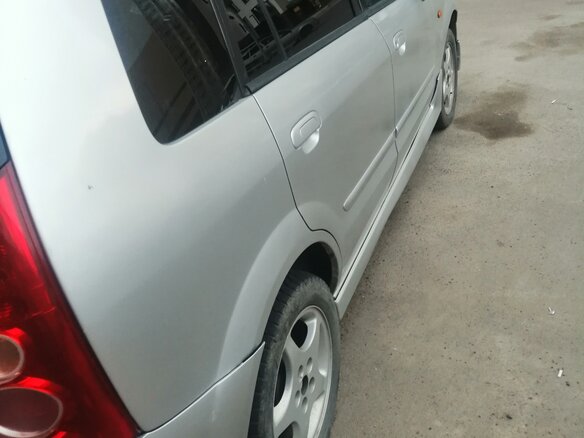 2001 Mazda Premacy I (CP), серебристый, 290000 рублей - вид 6