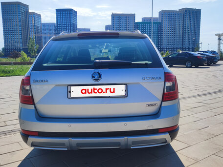2015 Skoda Octavia Scout III (A7), серебристый, 1740000 рублей, вид 5