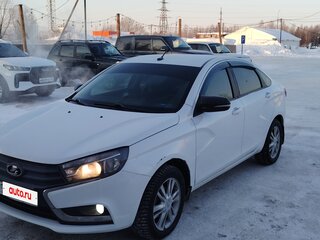2018 Lada (ВАЗ) Vesta I, белый, 750000 рублей, вид 1