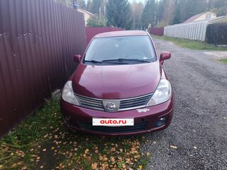 2008 Nissan Tiida I, красный, 650000 рублей, вид 1